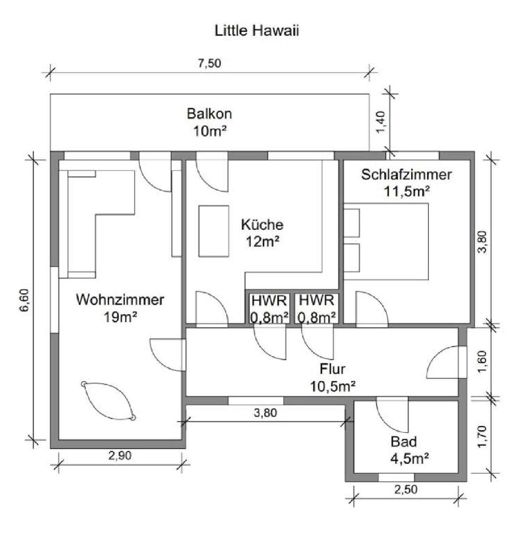 Little Hawaii & Texas Lägenhet Bad Wildungen Exteriör bild