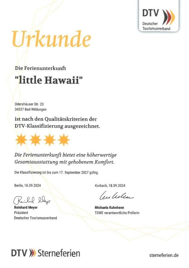 Little Hawaii & Texas Lägenhet Bad Wildungen Exteriör bild